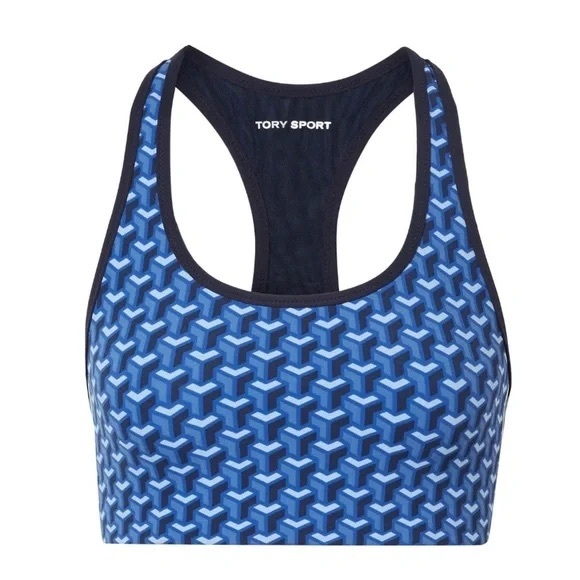 Tory Burch Other - TORY BURCH SPORT Mesh Paneled Stretch Jersey Sports Bra - Women’s Size XS